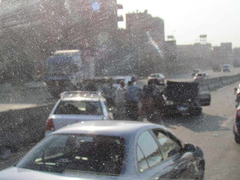 los continuos accidentes en el cairo